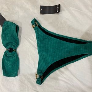 Nasty Gal green bikini set